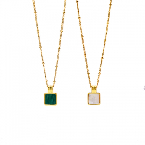 Malachite necklace