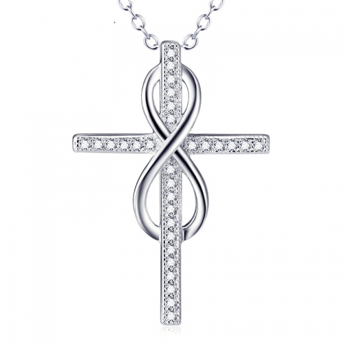 infinite cross necklace