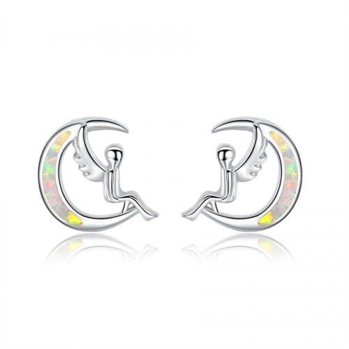 hot angel earrings in S925